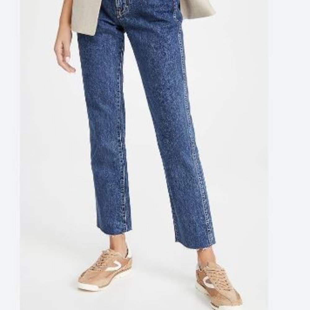 SLVRLAKE Hero Jean Straight Leg in Stones Throw Wash Size 26